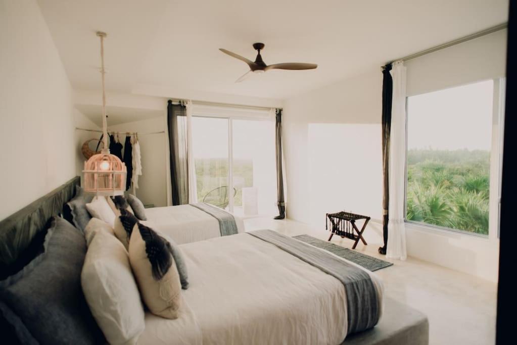 Tulum Beachfront Villa I'Ik By Casa Xuul Tulum Exterior foto